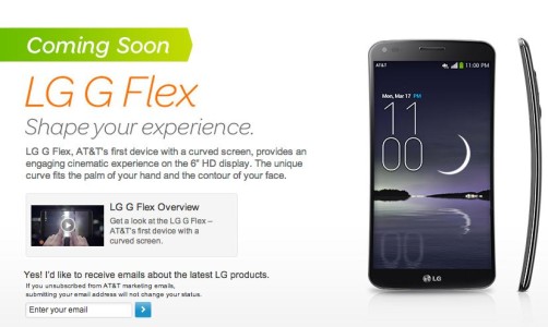 LG G Flex Available for Pre-Order on AT&T
