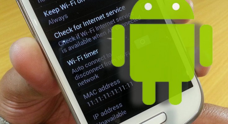 how to check mac address of android device