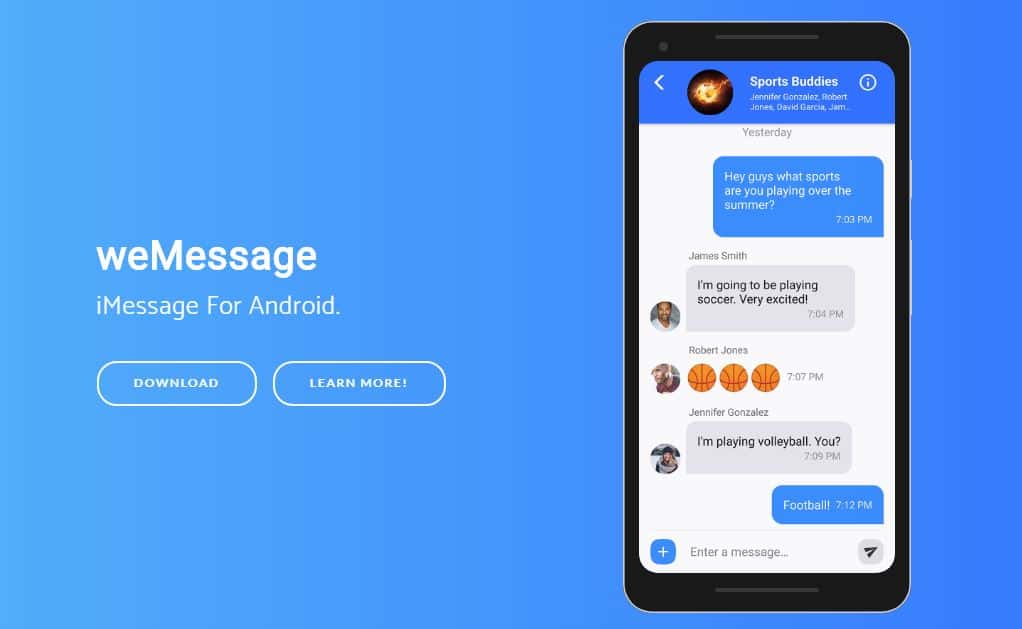 how to use imessage on android 2017